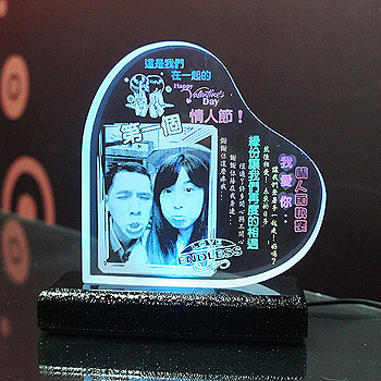 GL-11厚躺心加彩燈(中)